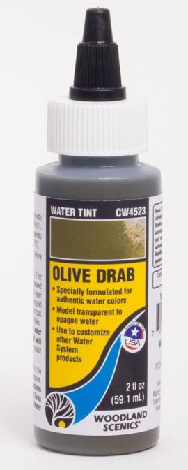CW4523 Woodland Scenics Olive Drab Water Tint