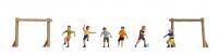 N15817 Noch Children Playing Football (6) Figure Set