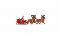 15924 Noch Santa Claus with Reindeer Hauled Sleigh Figure Set