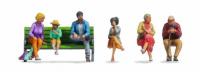 N35400 Noch Seated People (6) Figure Set