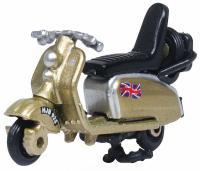 76SC004 Oxford Diecast Scooter - Gold