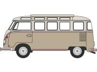 NVWS009 Oxford Diecast VW Samba Bus Mouse Grey/Pearl White