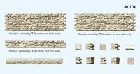 18215 Preiser Quarrystone Walling Combination Kit