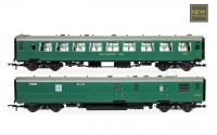 R40471 Hornby BR Kitchen and Buttery Car & Composite Restaurant - Jolly Tar 7834 Twin pack