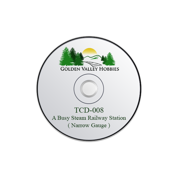 TCD-008 Taliesin A CD Of A Busy Steam Railway Station ( Narrow Gauge )