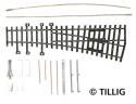 82410 Tillig HO Model Track - Curved Point Kit Left