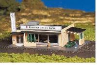 45804 Bachmann Plasticville Factory Assembled Drive-Up Bank.