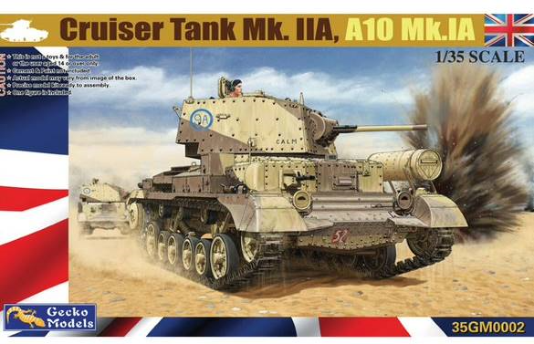 PKGE350002 Gecko Models Cruiser Tank MIIA , A10 Nk.1A.
