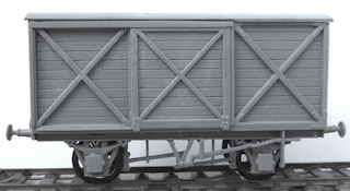 C115 Cambrian kit - LSWR 10 Ton Van Kit Diagram SR D1410