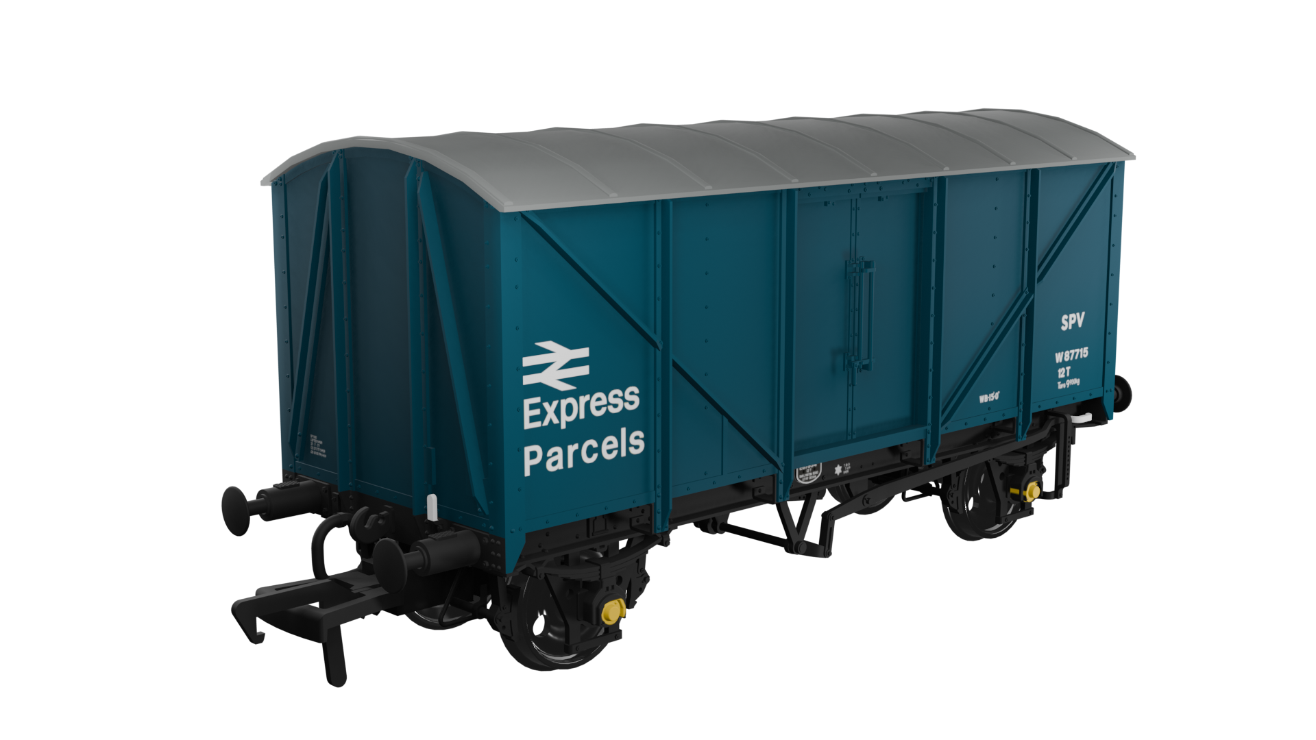 KMRC Exclusive 00 Gauge Western Region SPV Parcels Van. image