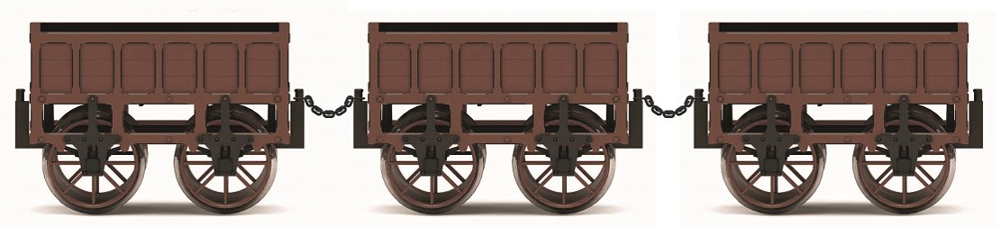 R60164 L&MR Coal Wagon Pack
