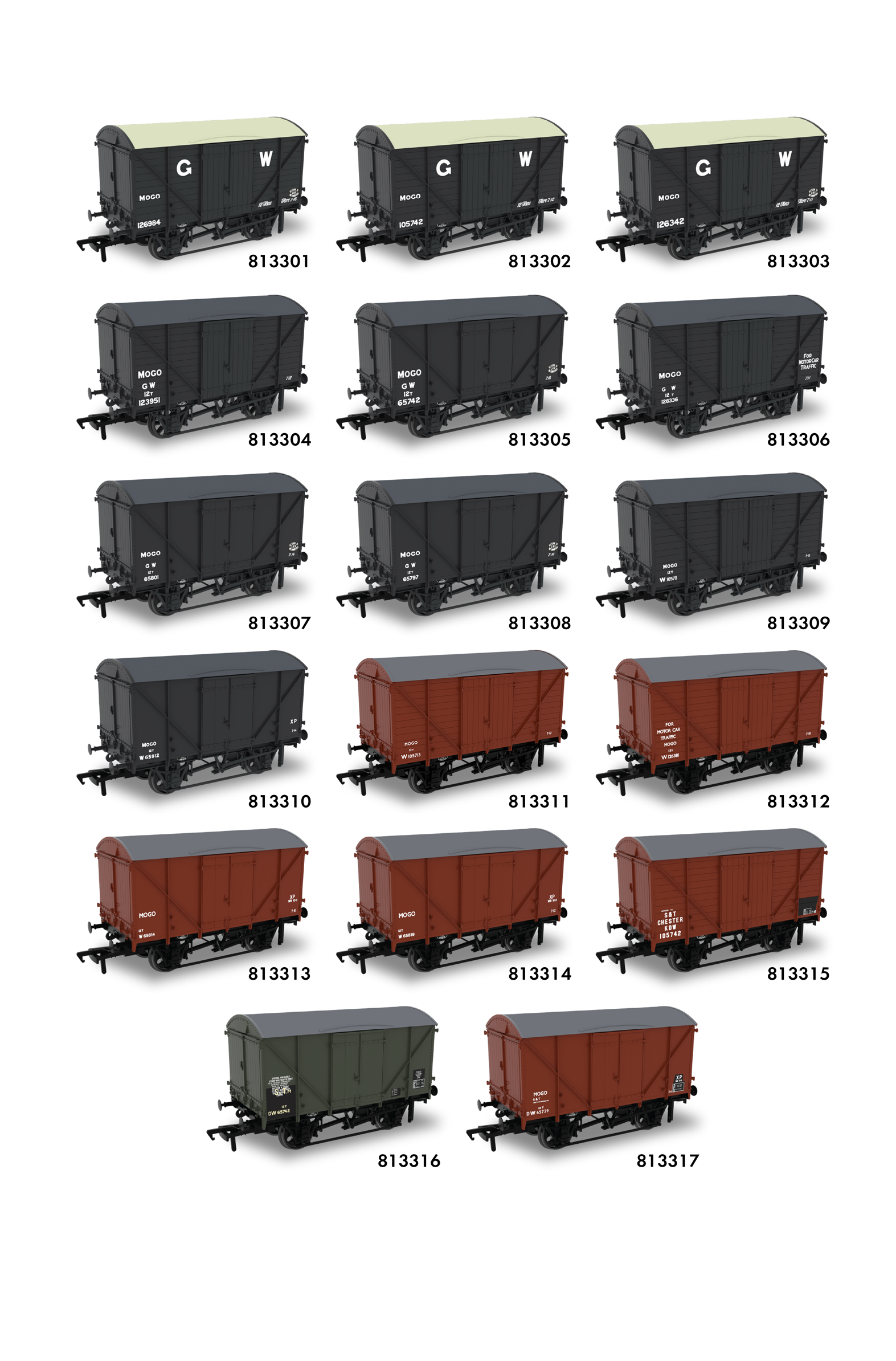 Rapido Trains GWR RCH G31 and G43 MOGO image