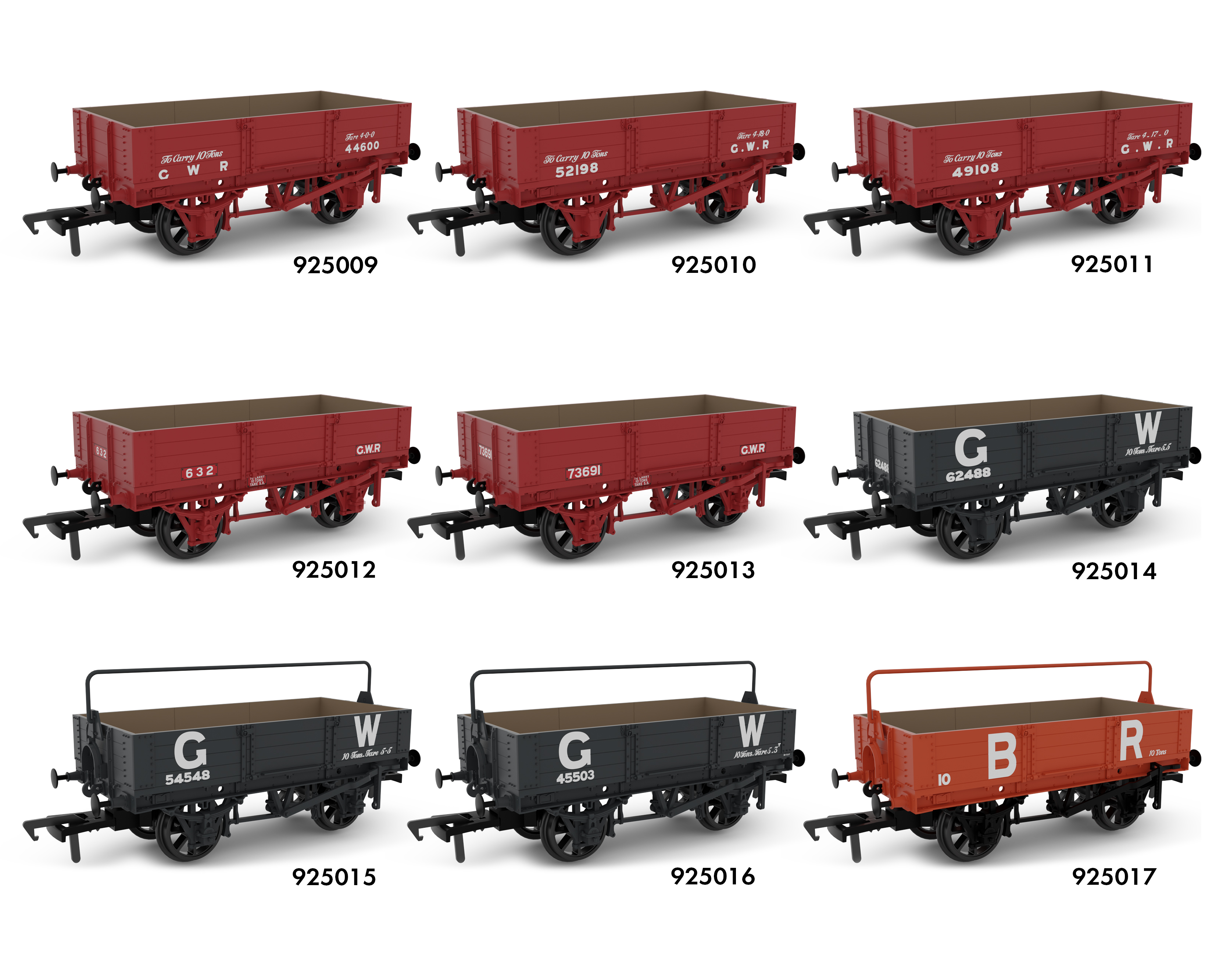 Rapido Trains UK GWR 4-plank wagons Rapido Trains UK GWR 4-plank wagons image