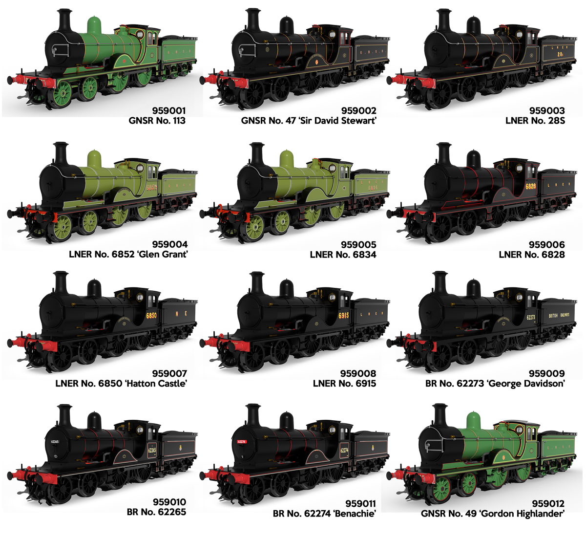 Rapido Trains LNER D40 4-4-0 (GNoSR Class V & F) 4-4-0 image