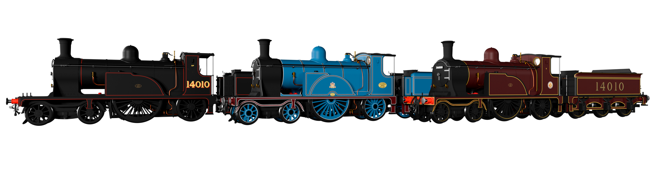 Rapido Trains UK Caledonian Railway Single No.123 image