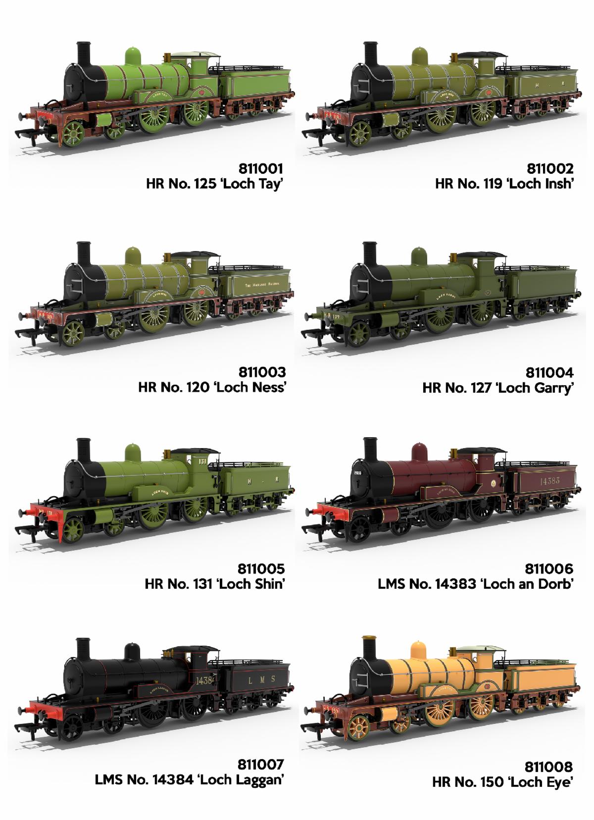 Rapido Trains Highland Railway Loch Class 4-4-0 image