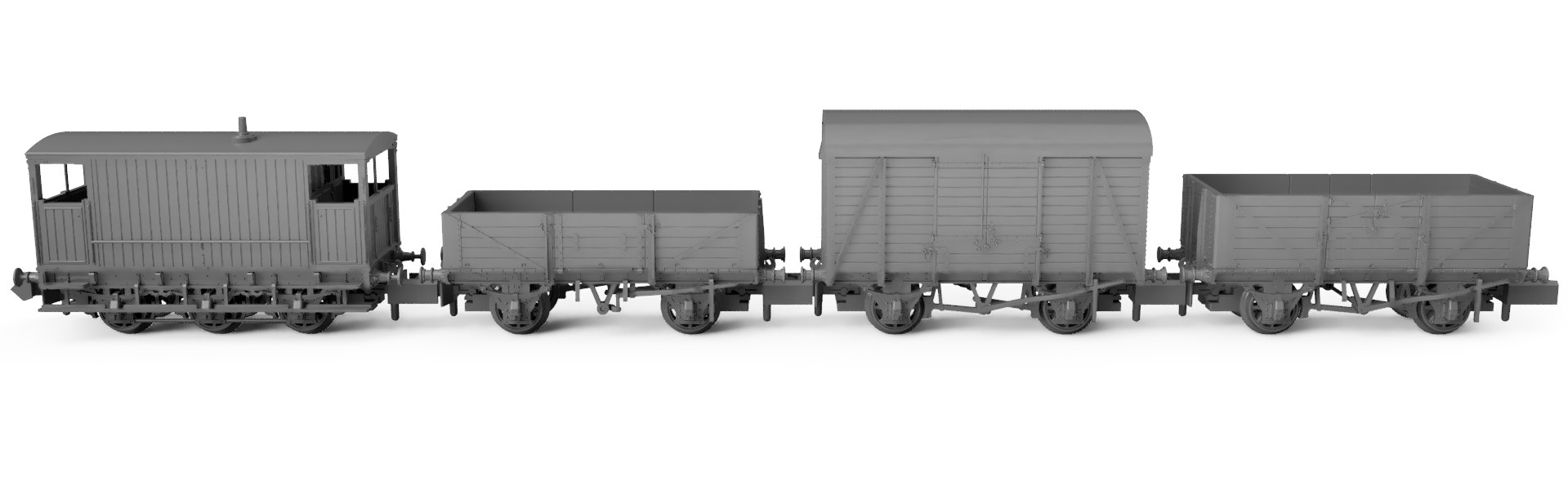 D1379 8 Plank Wagon – DS719 Engineer's Black D1379 8 Plank Wagon – DS719 Engineer's Black
