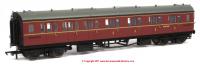 R4766 Hornby Collett Corridor Composite Coach LH number W6138W in BR Maroon livery