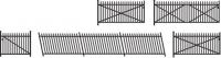 246 Ratio Spear Fencing Ramps and Gates
