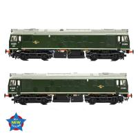32-343 Bachmann Class 25/1 D5225 BR Green (Small Yellow Panels)