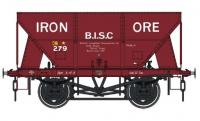 7F-033-006 Dapol 24t Steel Hopper Red Oxide 279 Iron Ore BISC