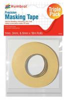 AG5110 Humbrol Masking Tape Set 1mm, 3mm & 6mm x18m rolls