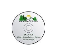 TCD-008 Taliesin A CD Of A Busy Steam Railway Station ( Narrow Gauge )